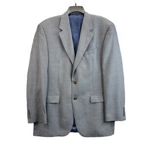 Ralph Lauren Men's Blazer 44 L Wool Gray 2 Button